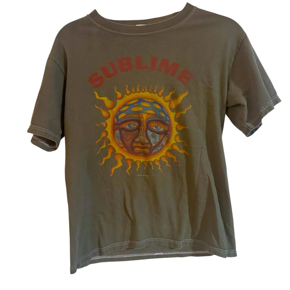 Vintage 2002 Green Sublime T-Shirt Unisex Small